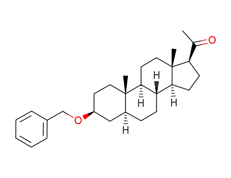 1-((3S,5S,8R,9S,10S,13S,14S,17S)-3-Benzyloxy-10,13-dimethyl-hexadecahydro-cyclopenta[a]phenanthren-17-yl)-ethanone