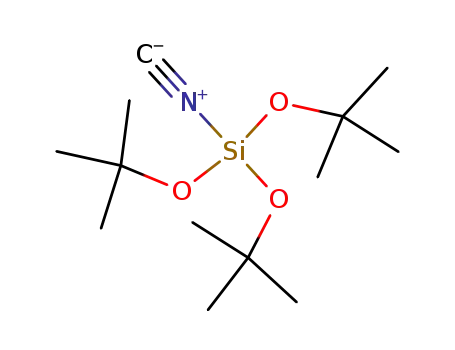 Molecular Structure of 110473-68-2 (Silane, tris(1,1-dimethylethoxy)isocyano-)