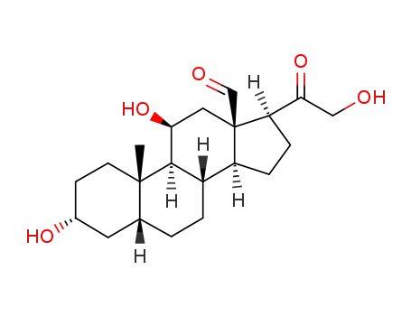 3α,11β,21-trihydroxy-20-oxo-5β-pregnan-18-al