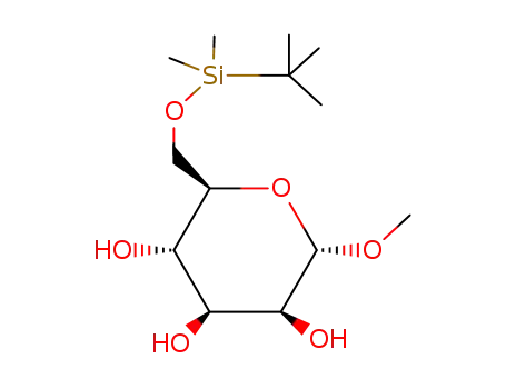 Molecular Structure of 74247-81-7 (METHYL-A-D-6-O-T-BUTYLDIMETHYL-MANNOPYRANOSIDE)