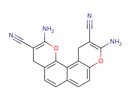 2,10-diamino-4,12-dihydronaphtho<1,2-b:7,8-b'>dipyran-3,11-dicarbonitrile