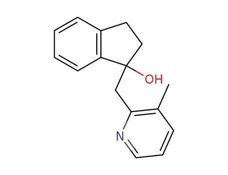 1-(3-Methylpyridin-2-ylmethyl)-1-indanol