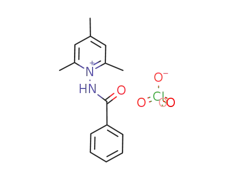 1-Benzoylamino-2,4,6-trimethylpyridinium perchlorate