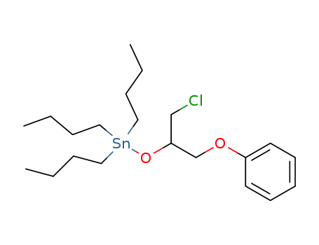 Molecular Structure of 93574-88-0 (Stannane, tributyl[1-(chloromethyl)-2-phenoxyethoxy]-)