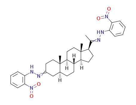 bis-(o.nitro)fenilidrazone del 5α-pregnan-3,20-dione