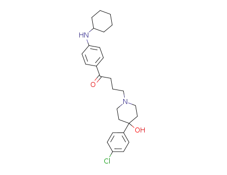 4-<4-(4-Chlorophenyl)-4-hydroxypiperidino>-4'-(cyclohexylamino)butyrophenone