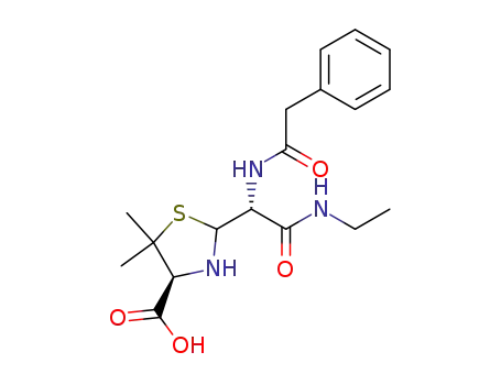 (S)-2-((R)-Ethylcarbamoyl-phenylacetylamino-methyl)-5,5-dimethyl-thiazolidine-4-carboxylic acid