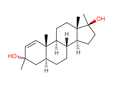 3ξ,17β-Dihydroxy-3ξ,17α-dimethyl-androsten-(1)