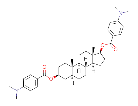 5α-androstane-3β,17β-diol bis(p-dimethylaminobenzoate)