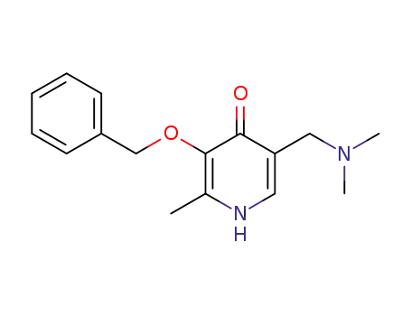 2-methyl-3-benzyloxy-5-(N,N-dimethyl)aminomethyl-pyridin-4-one