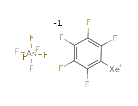 (pentafluorophenyl)xenon(II) hexafluoroarsenate