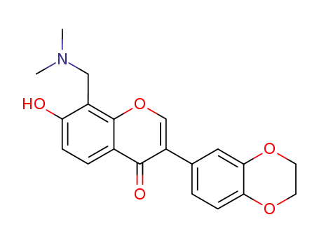 3-(2,3-dihydro-1,4-benzodioxin-6-yl)-8-[(N,N-dimethylamino)methyl]-7-hydroxy-4H-chromen-4-one