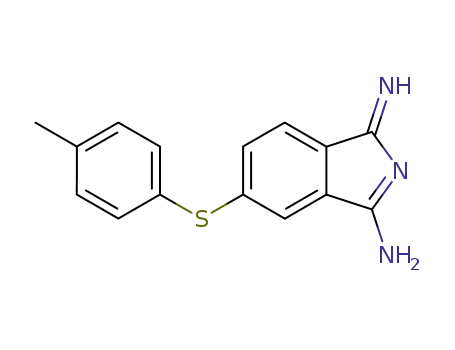 3-Imino-6-p-tolylsulfanyl-3H-isoindol-1-ylamine