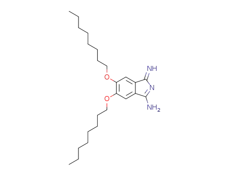 3-Imino-5,6-bis-octyloxy-3H-isoindol-1-ylamine