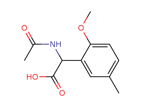 Acetylamino-(2-methoxy-5-methyl-phenyl)-acetic acid