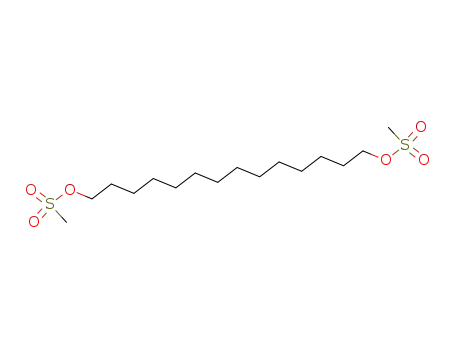 Molecular Structure of 193215-78-0 (1,14-Tetradecanediol, dimethanesulfonate)