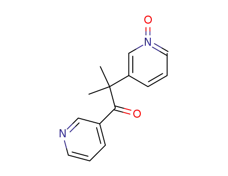 2-Methyl-2-<3''-(1''-oxopyridyl)>-1-(3'-pyridyl)-propan-1-one