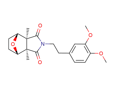 (1R,2S,6R,7S)-4-[2-(3,4-Dimethoxy-phenyl)-ethyl]-2,6-dimethyl-10-oxa-4-aza-tricyclo[5.2.1.02,6]decane-3,5-dione