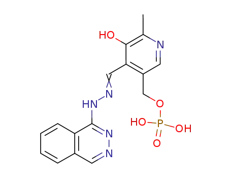 Phosphoric acid mono-[5-hydroxy-6-methyl-4-(phthalazin-1-yl-hydrazonomethyl)-pyridin-3-ylmethyl] ester