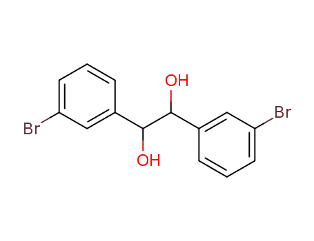 Molecular Structure of 204444-15-5 (1,2-Ethanediol, 1,2-bis(3-bromophenyl)-)