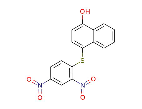 1-hydroxy-4-(2,4-dinitrophenylthio)naphthalene