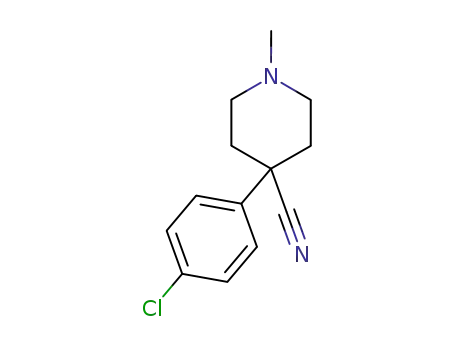 4-(4-chlorophenyl)-1-methylpiperidine-4-carbonitrile