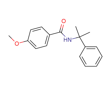 Molecular Structure of 454479-63-1 (Benzamide, 4-methoxy-N-(1-methyl-1-phenylethyl)-)