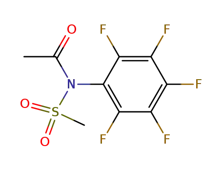 N-acetyl-N-(2,3,4,5,6-pentafluorophenyl)methanesulfonamide
