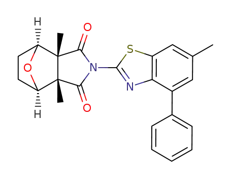 N-[2-(4-phenyl-6-methylbenzothiazolyl)]cantharidinimide