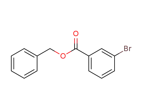 Molecular Structure of 339094-04-1 (Benzoic acid, 3-bromo-, phenylmethyl ester)