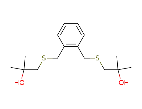 α,α'-bis(3-hydroxy-3-methyl-1-thiabutyl)-o-xylene