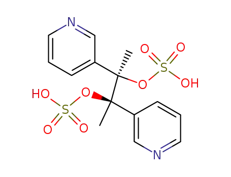 Sulfuric acid mono-((1R,2R)-1-methyl-1,2-di-pyridin-3-yl-2-sulfooxy-propyl) ester