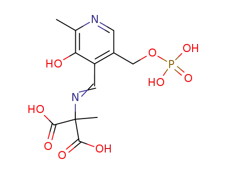 2-{[1-(3-Hydroxy-2-methyl-5-phosphonooxymethyl-pyridin-4-yl)-meth-(E)-ylidene]-amino}-2-methyl-malonic acid