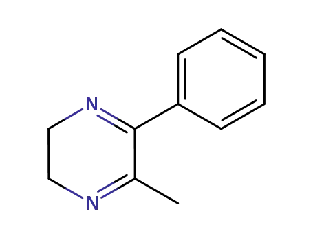 Molecular Structure of 20542-79-4 (Pyrazine, 2,3-dihydro-5-methyl-6-phenyl-)