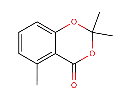 Molecular Structure of 438187-08-7 (4H-1,3-Benzodioxin-4-one, 2,2,5-trimethyl-)