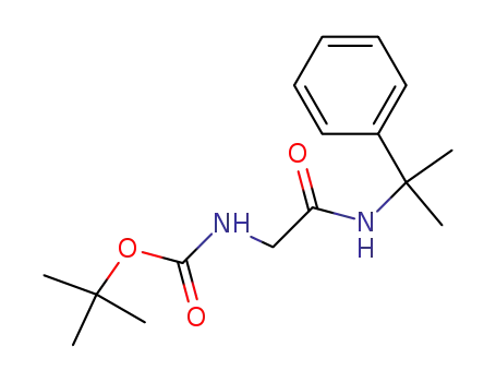 [(1-methyl-1-phenylethylcarbamoyl)methyl]carbamic acid tert-butyl ester
