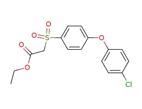 [4-(4-chlorophenoxy)benzenesulfonyl]acetic acid ethyl ester
