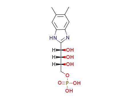 1-(5,6-dimethyl-2,3-dihydro-2H-benzimidazol-2-yl)-butane-1,2,3,4-tetrol 4-O-phosphate