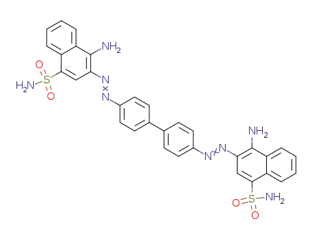 3,3'-{[1,1'-biphenyl]-4,4'-diylbis(azo)}bis(4-amino)-naphthalene-1-sulphonamide