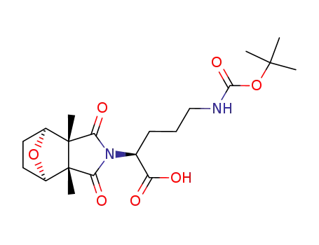 (S)-5-tert-Butoxycarbonylamino-2-((1S,2R,6S,7R)-2,6-dimethyl-3,5-dioxo-10-oxa-4-aza-tricyclo[5.2.1.02,6]dec-4-yl)-pentanoic acid