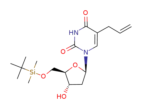 5-allyl-5'-O-tert-butyldimethylsilyl-2'-deoxyuridine