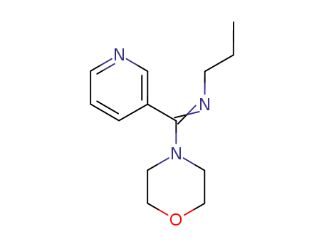 [1-Morpholin-4-yl-1-pyridin-3-yl-meth-(Z)-ylidene]-propyl-amine