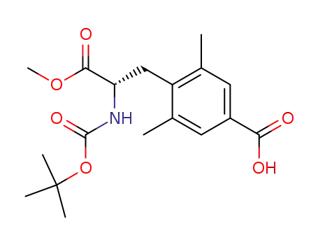 4'-carboxyl N-Boc-2',6'-dimethyl-L-phenylalanine methyl ester