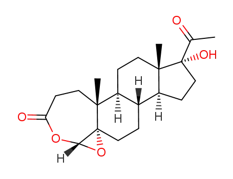 4α,5α-epoxy-17α-hydroxy-A-homo-4-oxapregnan-3,20-dione