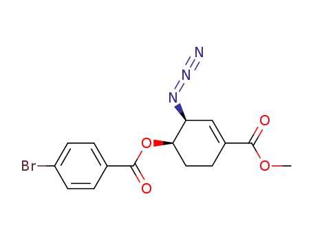 4-Bromo-benzoic acid (1R,2S)-2-azido-4-methoxycarbonyl-cyclohex-3-enyl ester