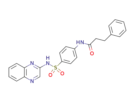 4-(3-phenylpropionamido)-N-(quinoxalin-2-yl)benzenesulfonamide