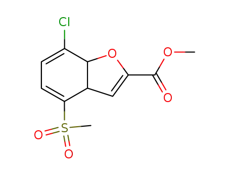 methyl 7-chloro-4-methylsulfonyl-3a,7a-dihydro-1-benzofuran-2-carboxylate