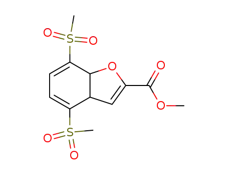 methyl 4,7-bis(methylsulfonyl)-3a,7a-dihydro-1-benzofuran-2-carboxylate