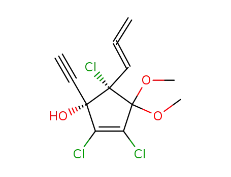 5-allenyl-2,3,5-trichloro-1-ethynyl-4,4-dimethoxycyclopent-2-en-1-ol
