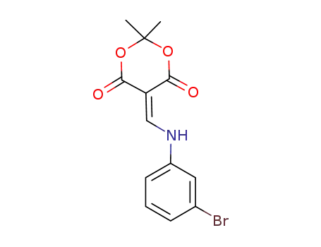 5-(((3-bromophenyl)amino)methylene)-2,2-dimethyl-1,3-dioxane-4,6-dione